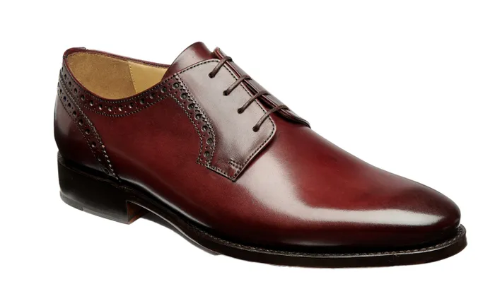 Morriston 8211 Burgundy Calf Mens Barker Shoes Mens Derbys