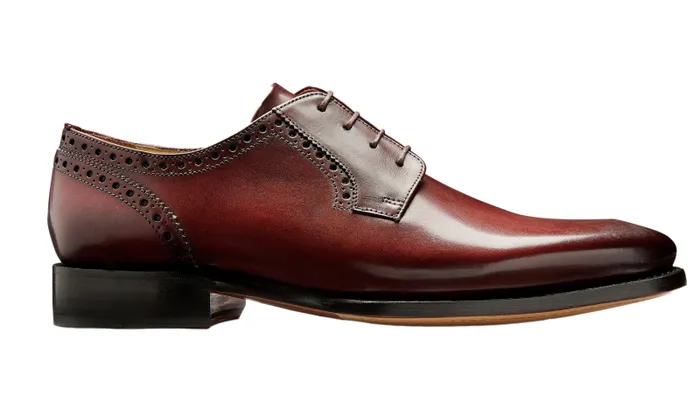 Morriston 8211 Burgundy Calf Mens Barker Shoes Mens Derbys