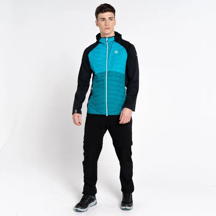 Mountaineer Recycled Ol Hybrid Jacket Black Fjord Blue Men Dare 2b Midlayers