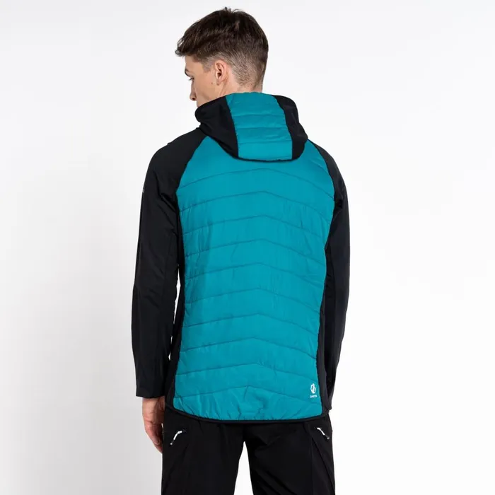 Mountaineer Recycled Ol Hybrid Jacket Black Fjord Blue Men Dare 2b Midlayers