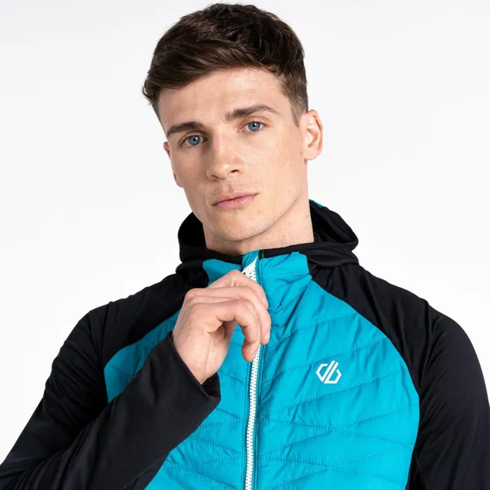 Mountaineer Recycled Ol Hybrid Jacket Black Fjord Blue Men Dare 2b Midlayers