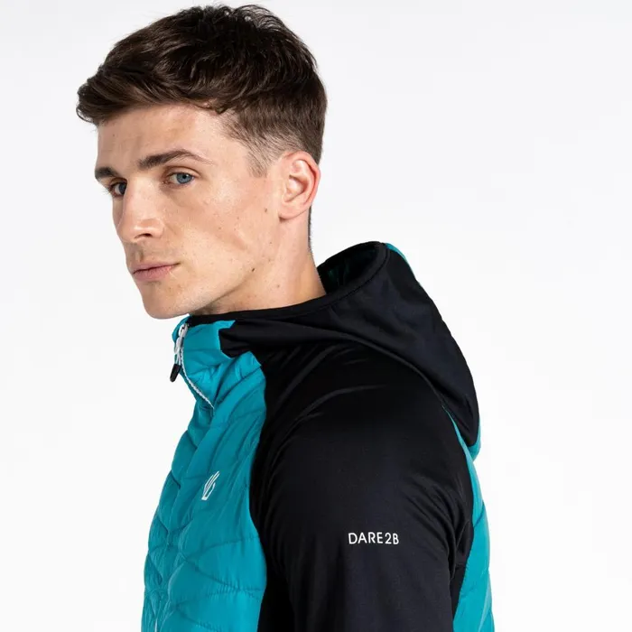 Mountaineer Recycled Ol Hybrid Jacket Black Fjord Blue Men Dare 2b Midlayers