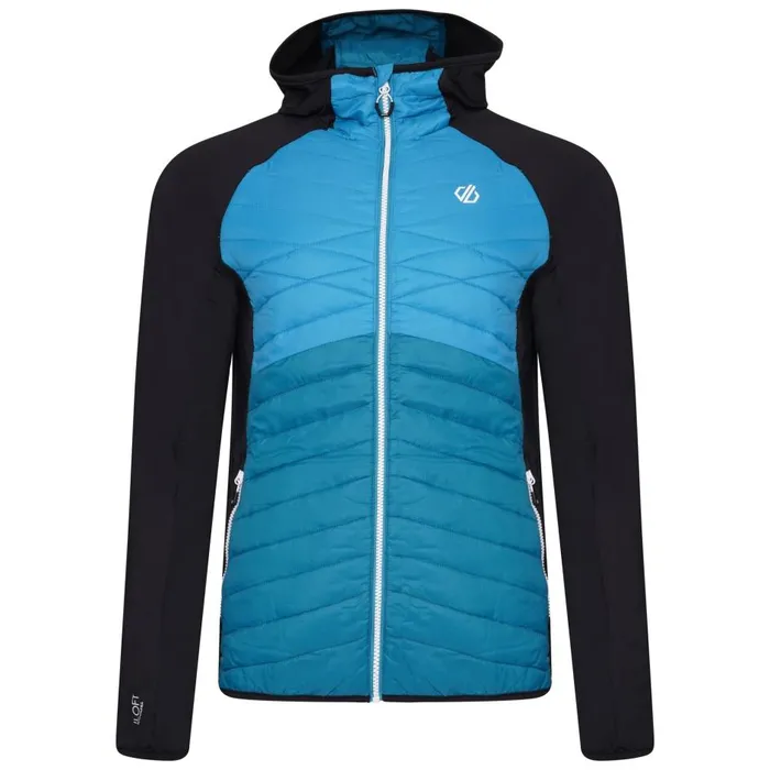 Mountaineer Recycled Ol Hybrid Jacket Black Fjord Blue Men Dare 2b Midlayers
