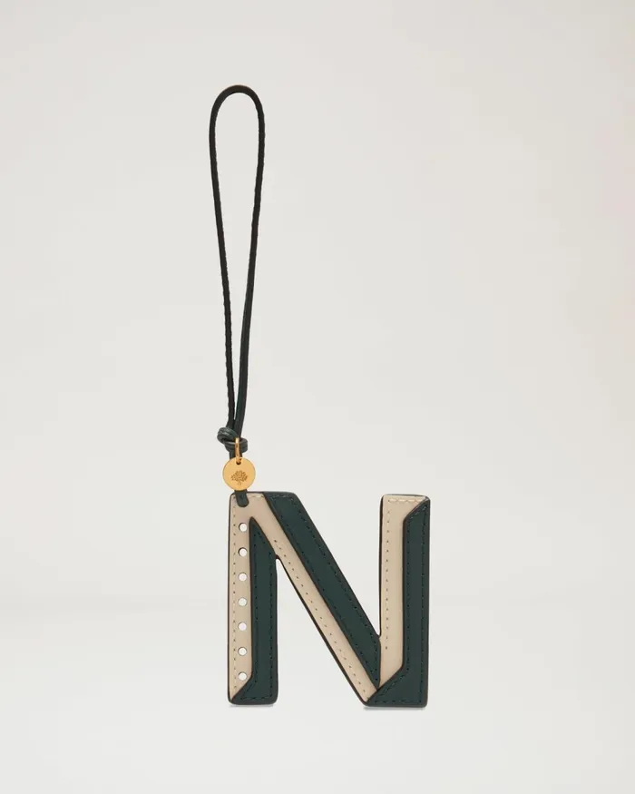 Mulberry Personalisation Women BiColour Leather Keyring N