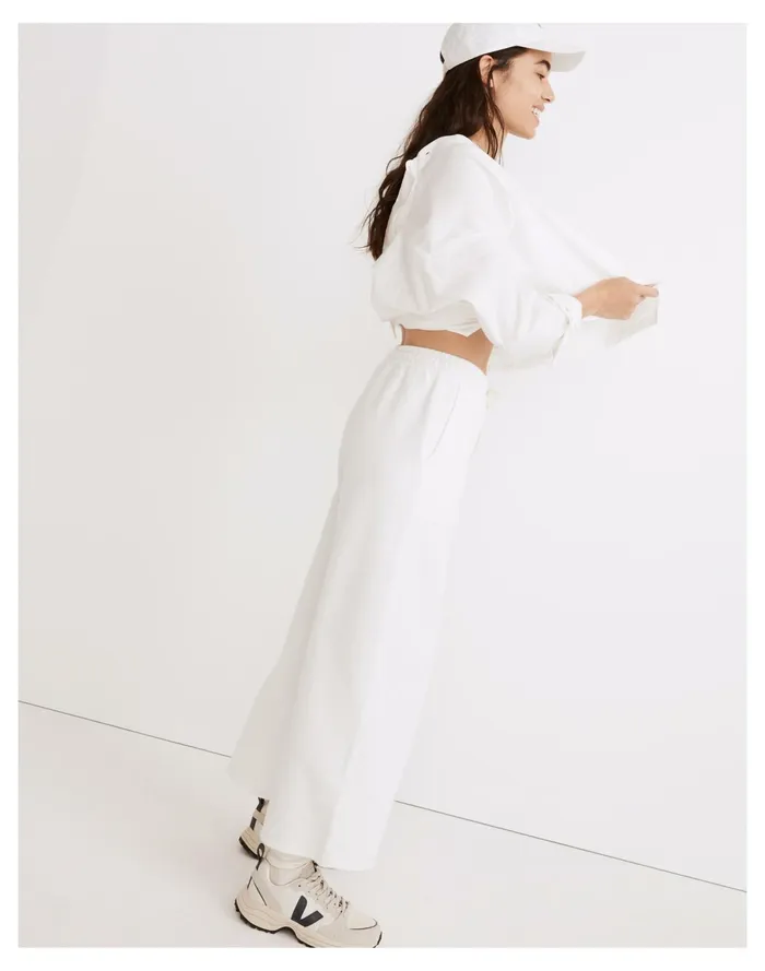 MWL Wide Leg Sweatpants Lighthouse Women Madewell MWL Athleisure