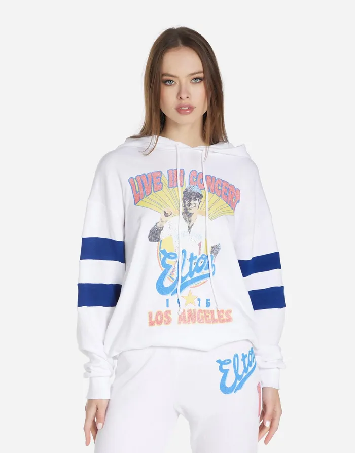 Nadine Elton John Dodgers Whiteelectric Blue Women039s Lauren Moshi Hoodies
