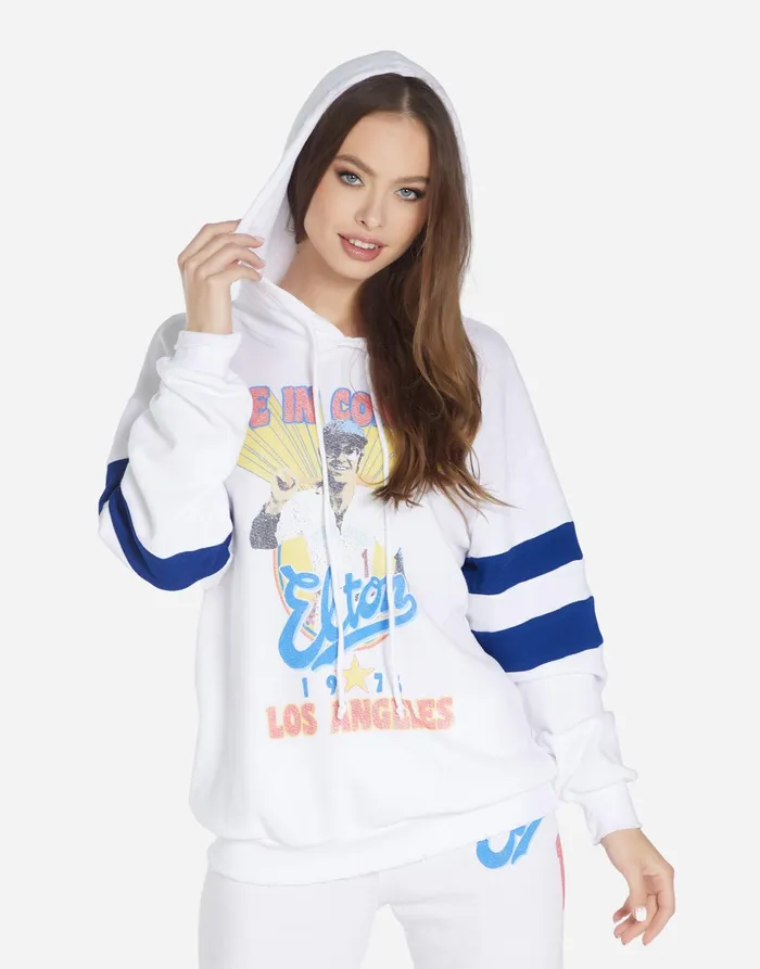Nadine Elton John Dodgers Whiteelectric Blue Women039s Lauren Moshi Hoodies