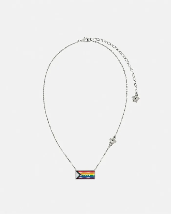 Necklaces WomenMen Versace Pride Necklace Silver