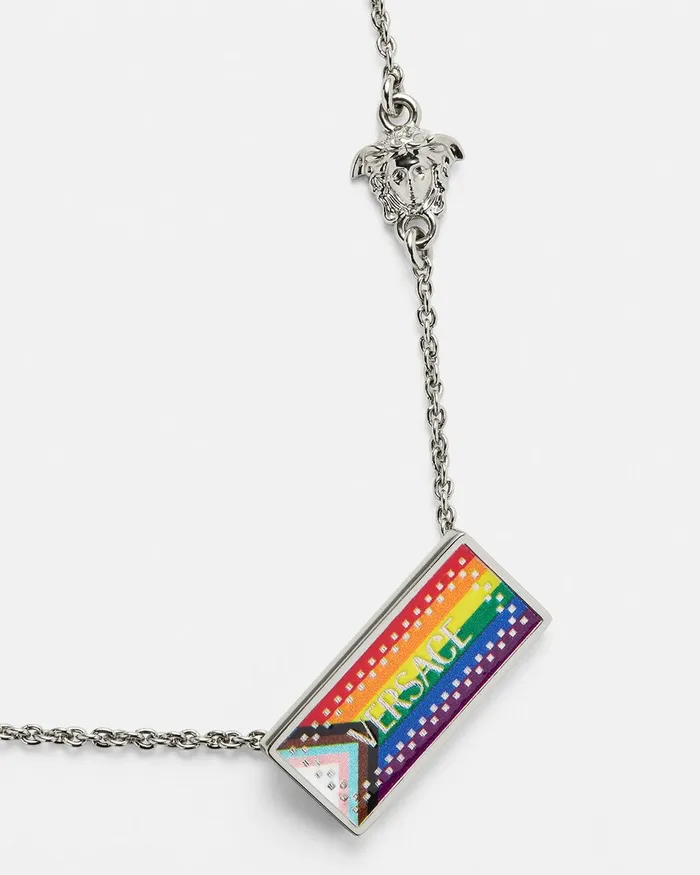 Necklaces WomenMen Versace Pride Necklace Silver