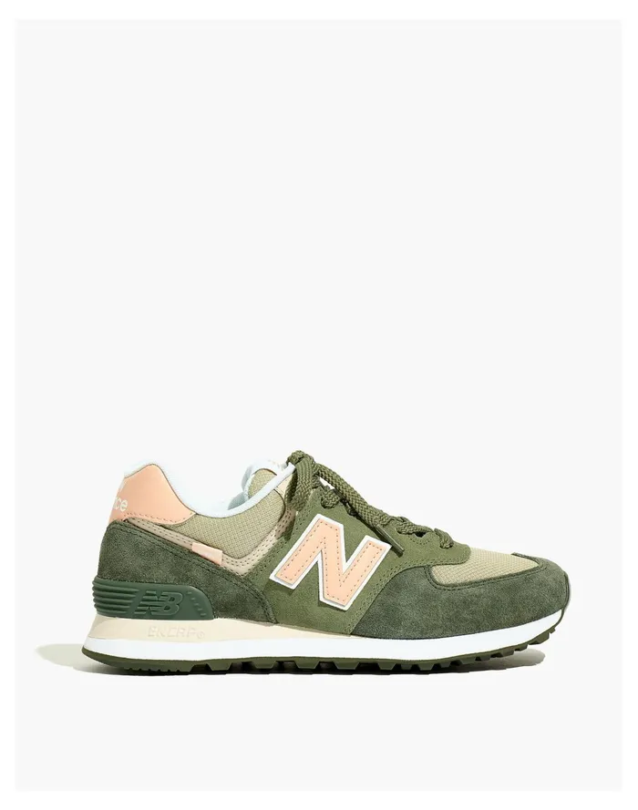 New Balance Suede 574 Sneakers Black Spruce Women Madewell Sneakers