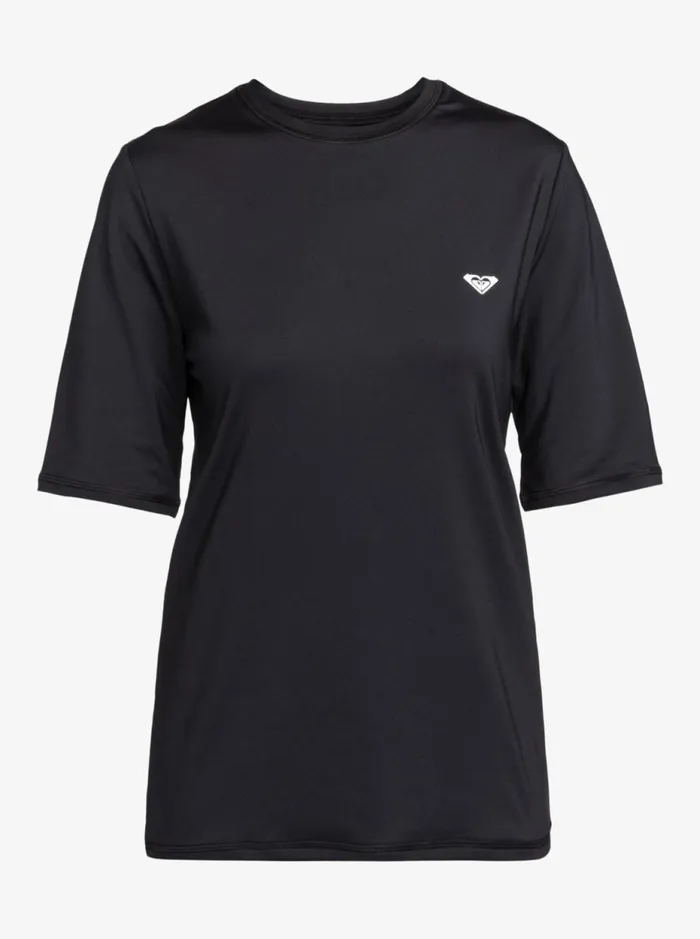 New Enjoy Waves 8211 Short Sleeve UPF 50 Surf TShirt Anthracite Women Roxy Rash Vests and Surf Tees