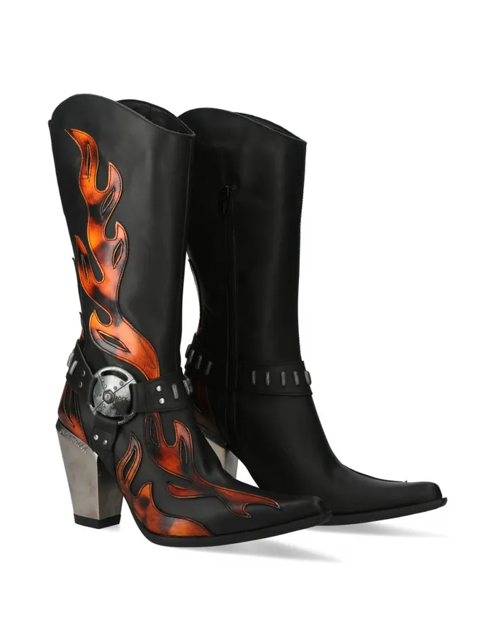 New Rock Boot Bull M7901S1 Women Heels