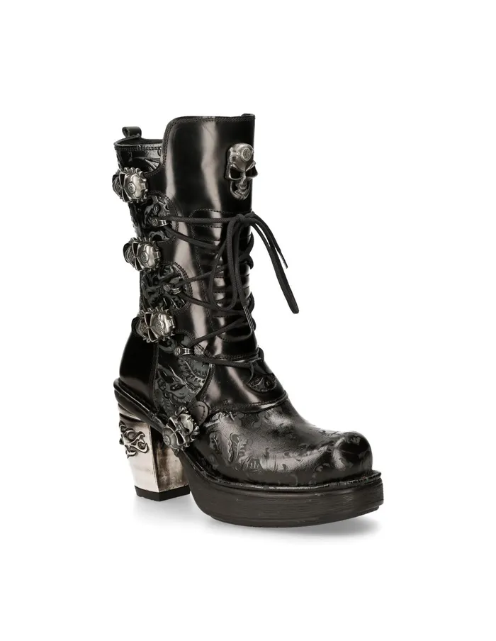 New Rock Metallic M8366S1 Women Boots New Rock Metallic M8366S1 Women Boots