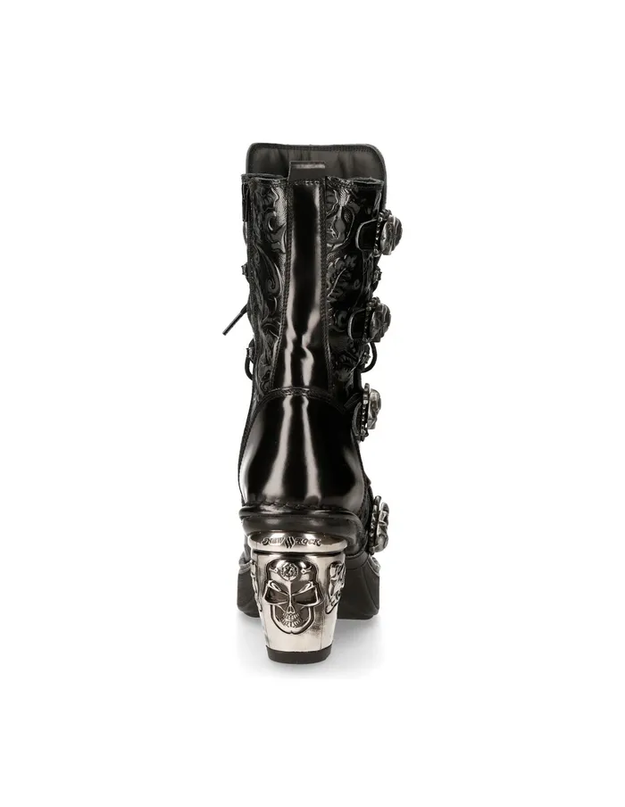 New Rock Metallic M8366S1 Women Boots New Rock Metallic M8366S1 Women Boots