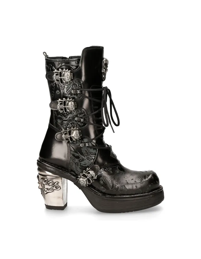 New Rock Metallic M8366S1 Women Boots New Rock Metallic M8366S1 Women Boots