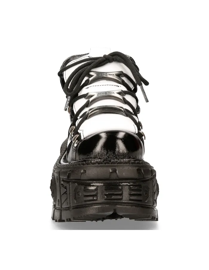 New Rock Platform Women Ankle Boot Imperfect With Laces M106S119