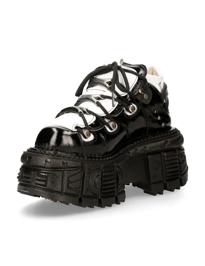New Rock Platform Women Ankle Boot Imperfect With Laces M106S119