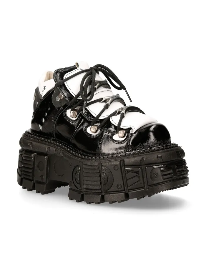 New Rock Platform Women Ankle Boot Imperfect With Laces M106S119