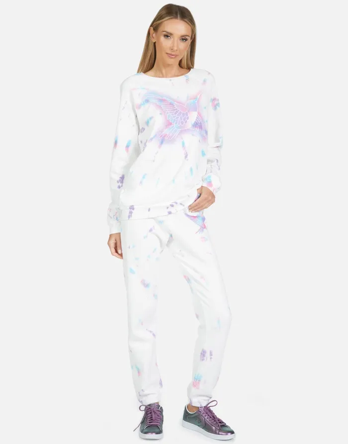 Noleta Spray Hummingbird Pastel Splash Women039s Lauren Moshi Long Sleeve