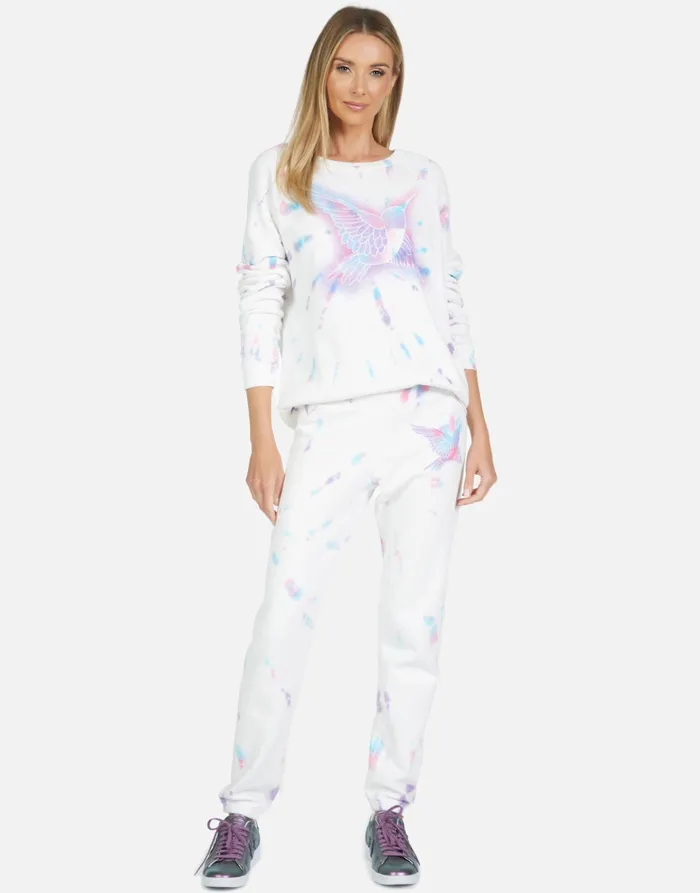 Noleta Spray Hummingbird Pastel Splash Women039s Lauren Moshi Long Sleeve