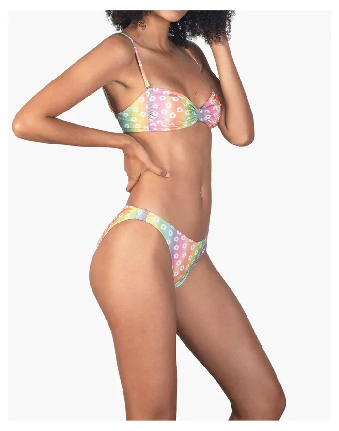 Novel Swim Rainbow Blossom Bikini Top Multi Women Madewell Swim Novel Swim Rainbow Blossom Bikini Top Multi Women Madewell Swim