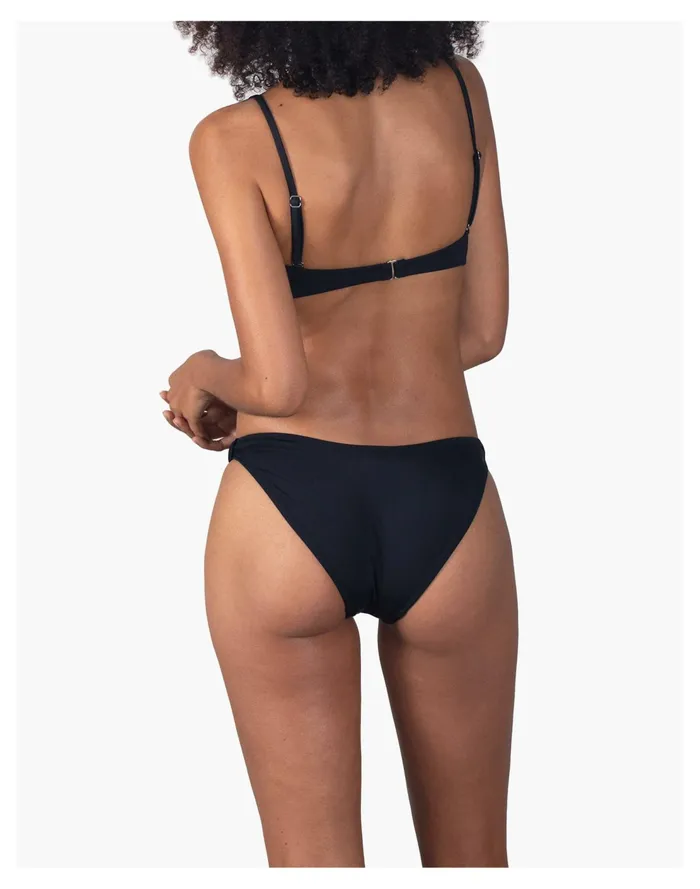 Novel Swim Raven Bikini Bottom Jet Black Women Madewell Swim Novel Swim Raven Bikini Bottom Jet Black Women Madewell Swim
