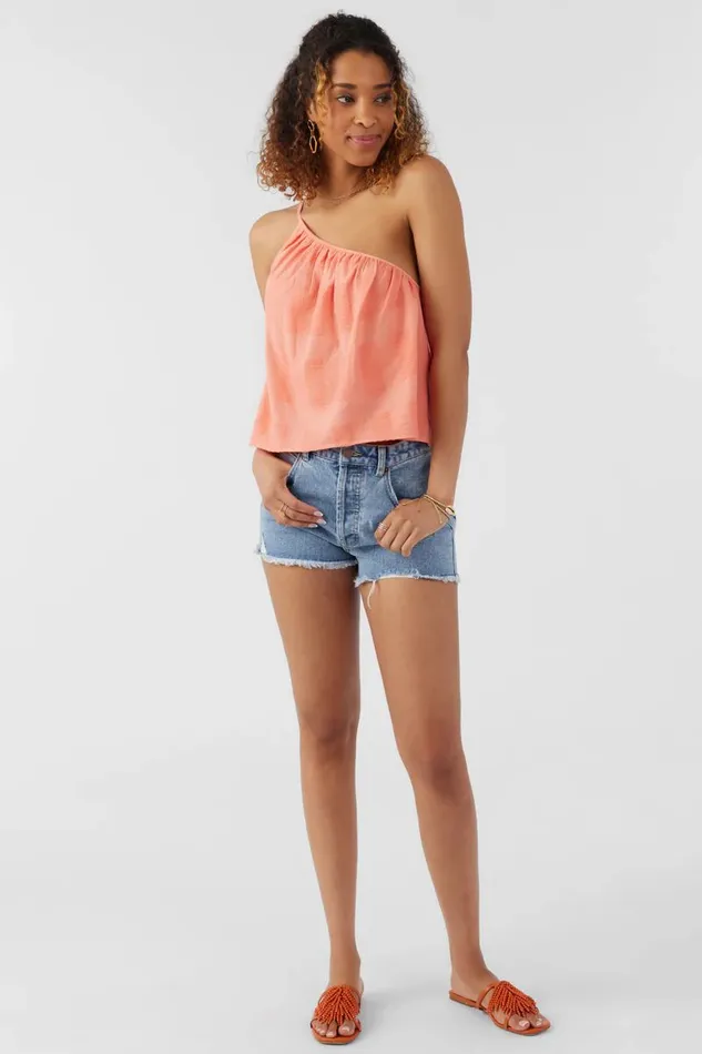 O039NEILL ANYKA TOP Burnt Coral Women Clothing