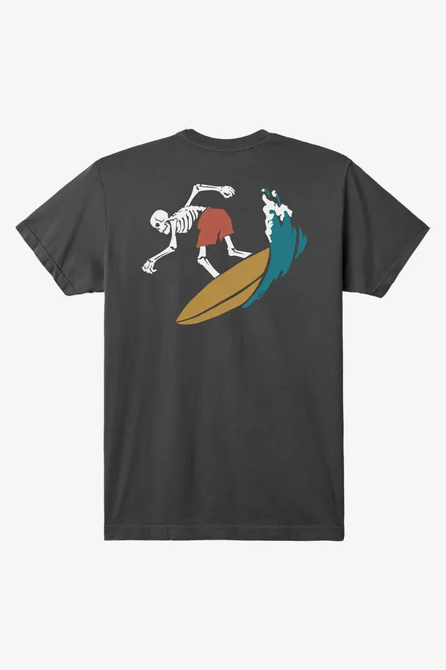 O039NEILL BONES SURFER MODERN FIT TEE Dark Charcoal Men Clothing