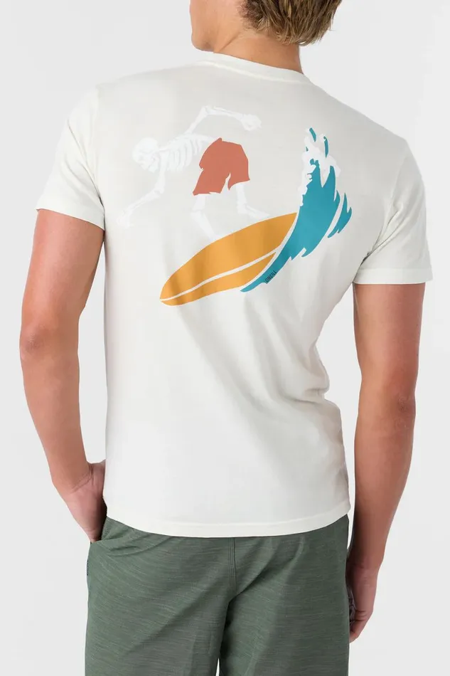 O039NEILL BONES SURFER MODERN FIT TEE Natural Men Clothing