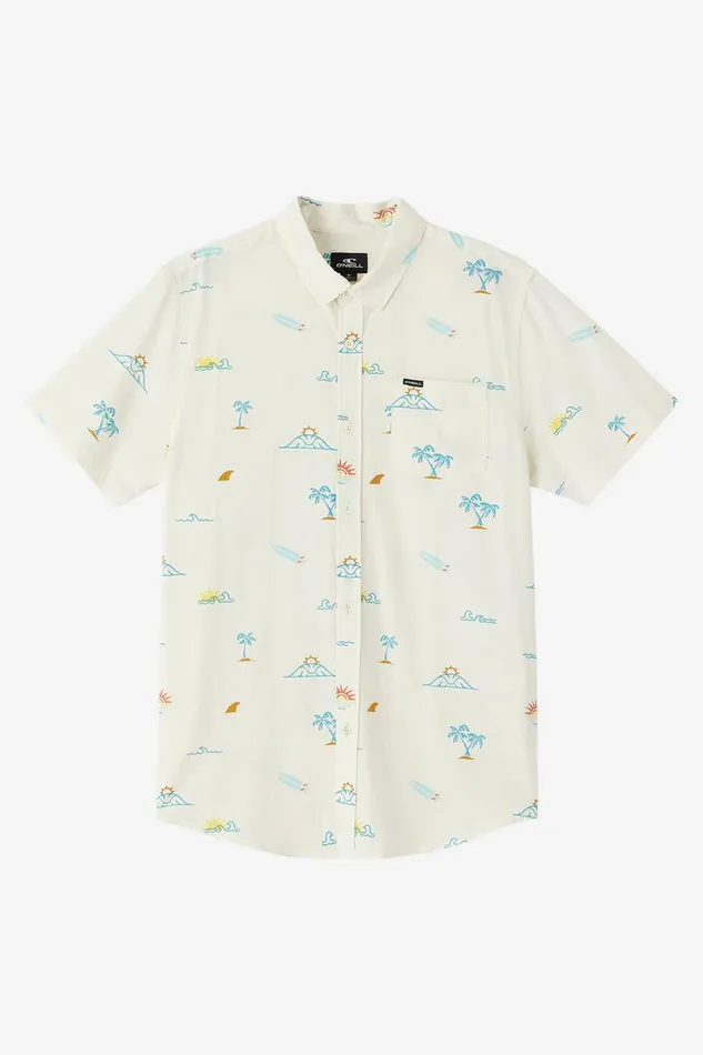 O039NEILL BOY039S OASIS ECO SHIRT Cream2 Kids Boy039S Clothing