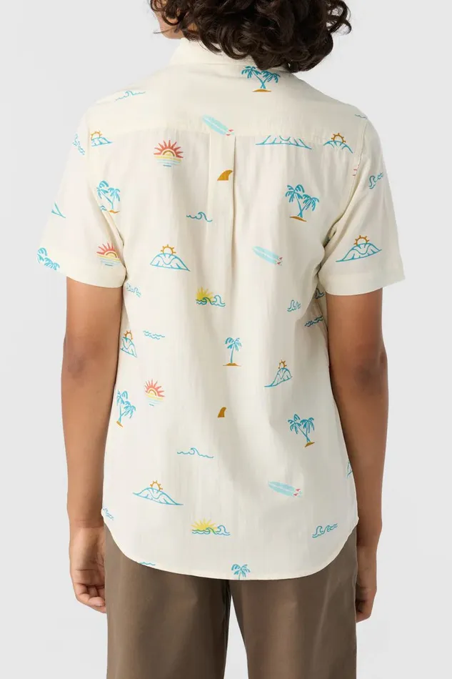 O039NEILL BOY039S OASIS ECO SHIRT Cream2 Kids Boy039S Clothing