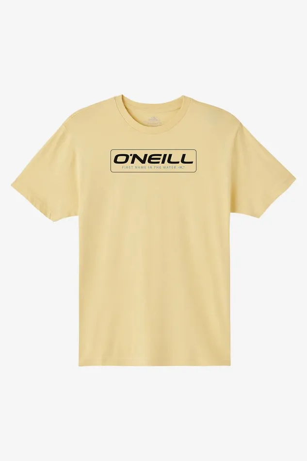 O039NEILL BRUCE STANDARD FIT TEE Lemon Grass Men Clothing