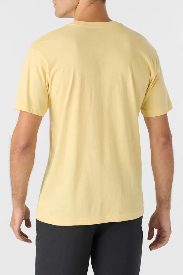O039NEILL BRUCE STANDARD FIT TEE Lemon Grass Men Clothing