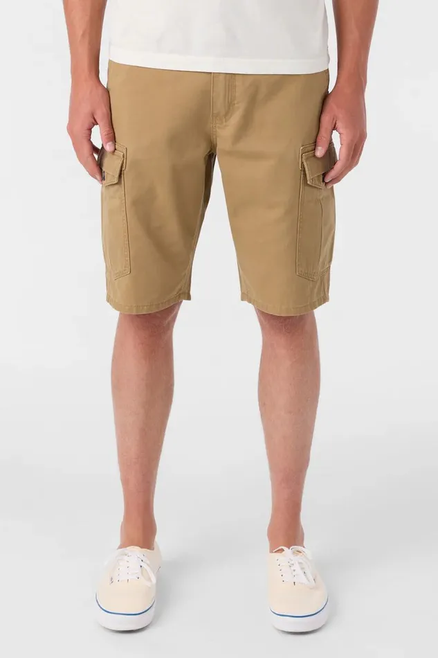 O039NEILL CAMPBELL 21034 CARGO SHORTS Dark Khaki Men Clothing