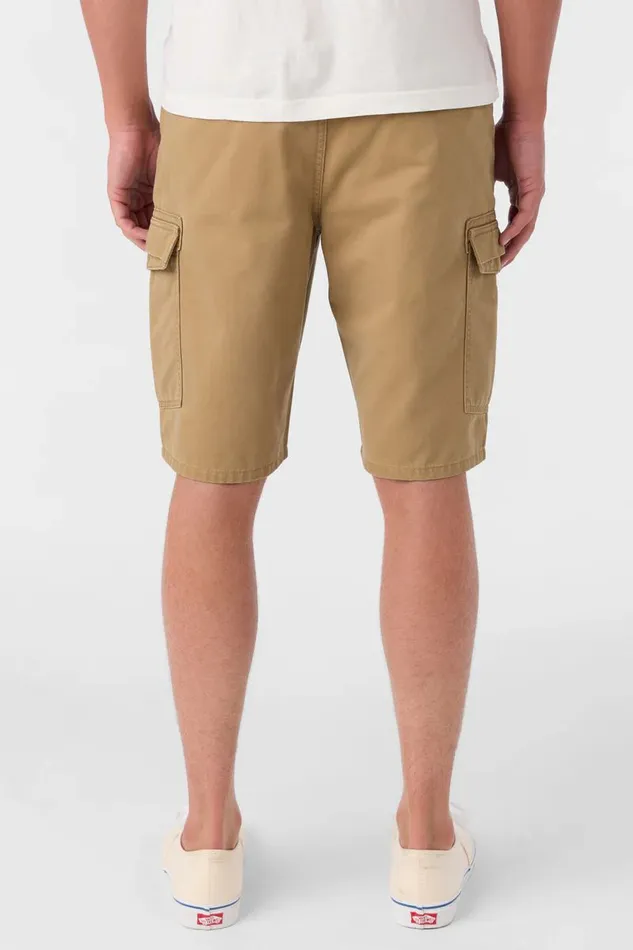 O039NEILL CAMPBELL 21034 CARGO SHORTS Dark Khaki Men Clothing