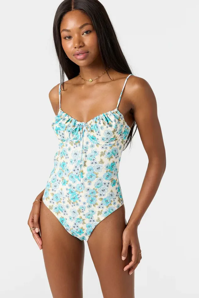 O039NEILL COASTAL FLORAL KAILUA ONEPIECE Women Swim