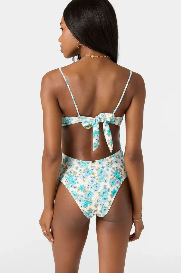 O039NEILL COASTAL FLORAL KAILUA ONEPIECE Women Swim