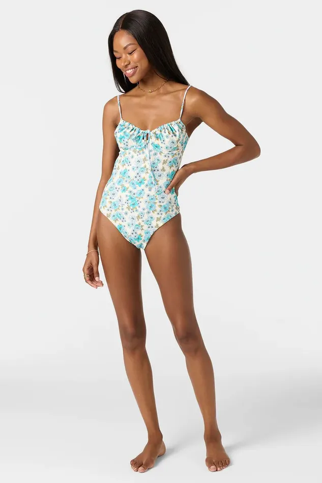 O039NEILL COASTAL FLORAL KAILUA ONEPIECE Women Swim