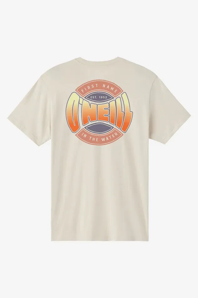 O039NEILL COIN FLIP STANDARD FIT TEE Lt Khaki Men Clothing
