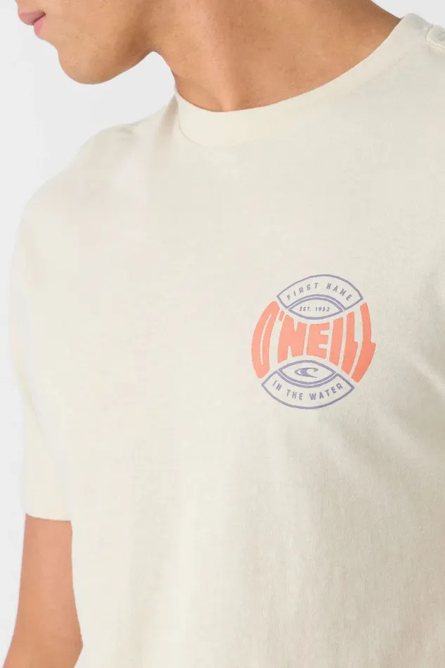 O039NEILL COIN FLIP STANDARD FIT TEE Lt Khaki Men Clothing