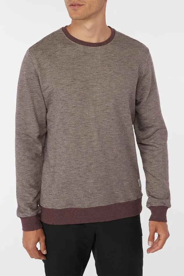 O039NEILL DAYBREAK CREW FLEECE Huckleberry Men Featured