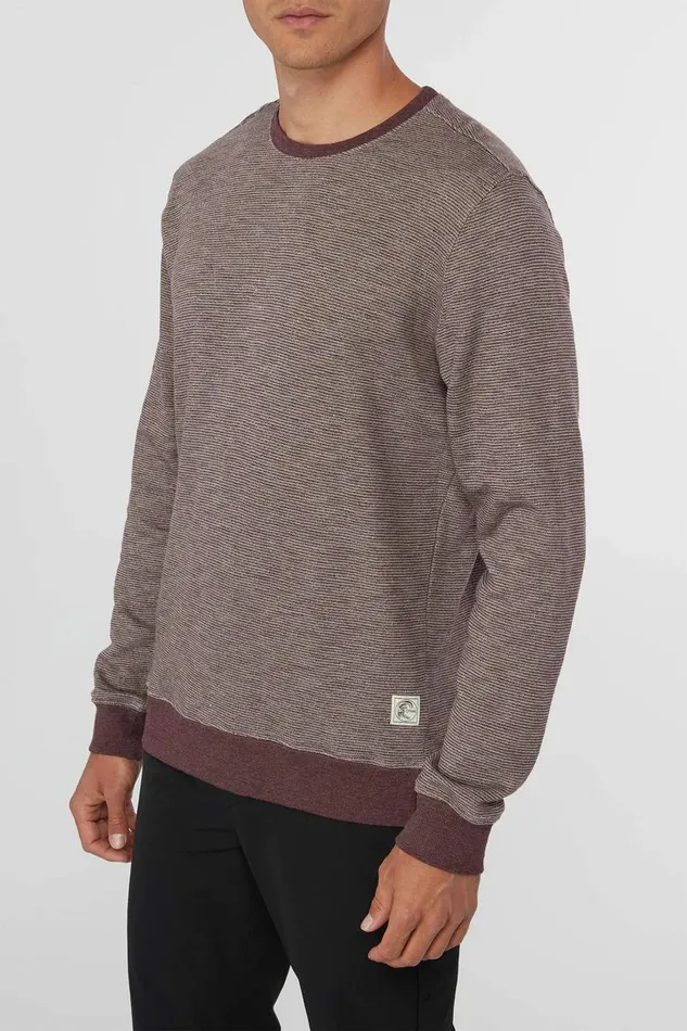 O039NEILL DAYBREAK CREW FLEECE Huckleberry Men Featured