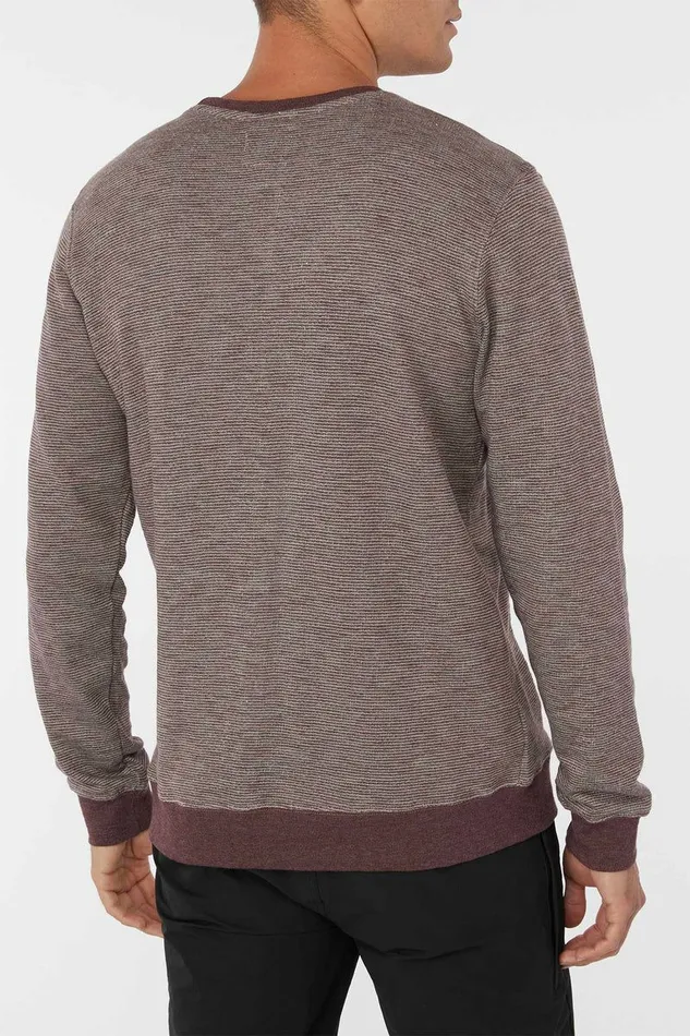 O039NEILL DAYBREAK CREW FLEECE Huckleberry Men Featured