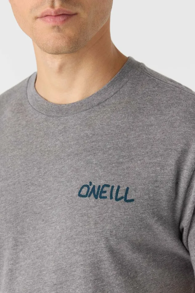 O039NEILL DAYS END STANDARD FIT TEE Heather Grey Men Clothing