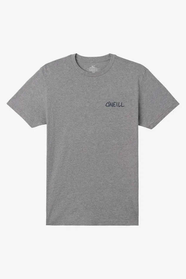 O039NEILL DAYS END STANDARD FIT TEE Heather Grey Men Clothing