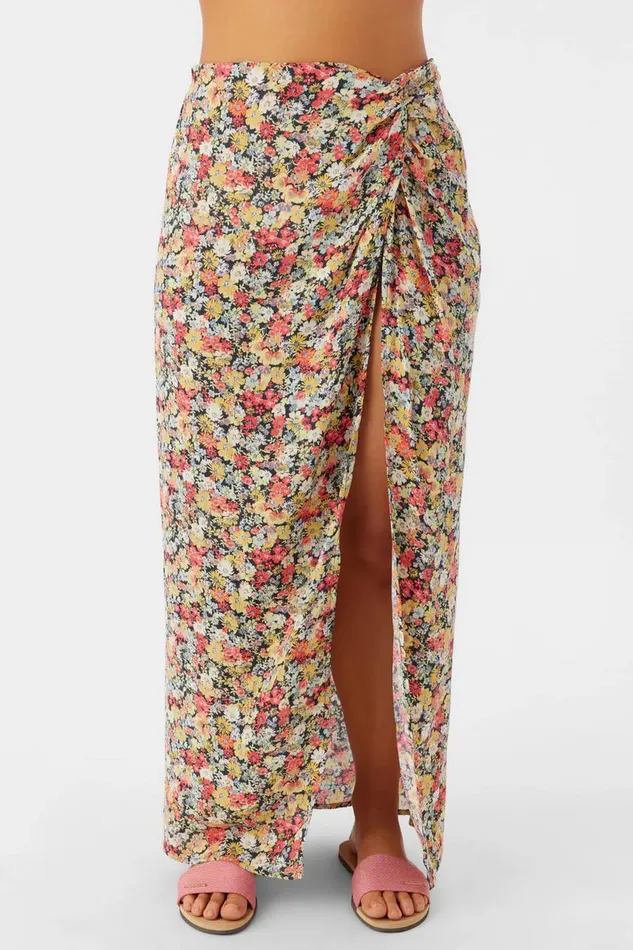 O039NEILL EDEN DITSY HANALEI MAXI SKIRT COVERUP Multi Clr Women Swim