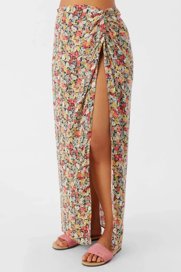 O039NEILL EDEN DITSY HANALEI MAXI SKIRT COVERUP Multi Clr Women Swim