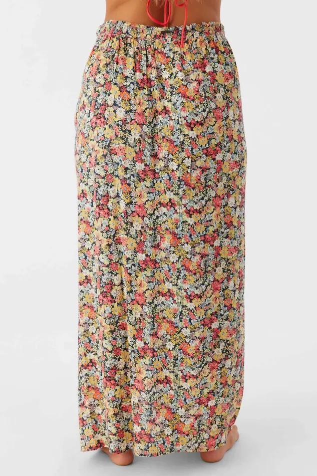 O039NEILL EDEN DITSY HANALEI MAXI SKIRT COVERUP Multi Clr Women Swim
