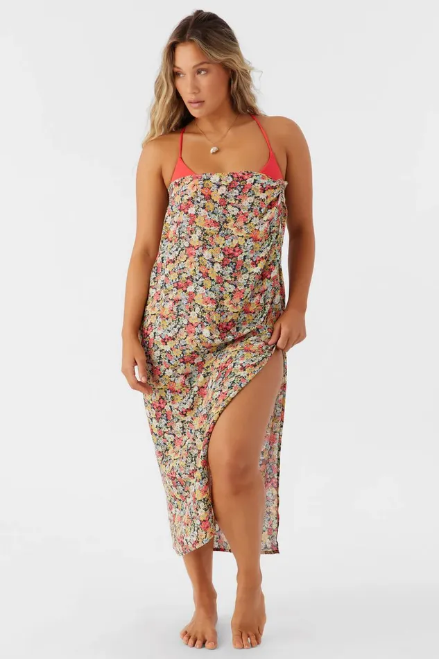 O039NEILL EDEN DITSY HANALEI MAXI SKIRT COVERUP Multi Clr Women Swim