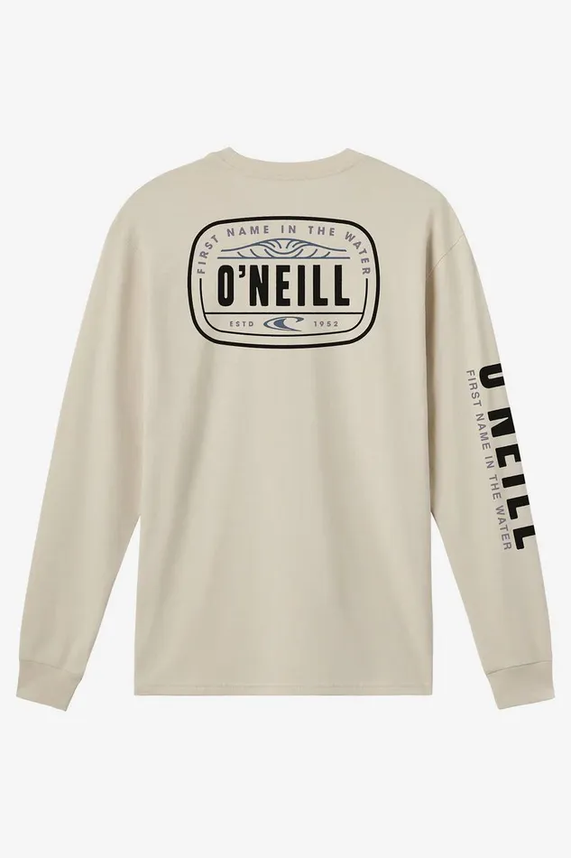 O039NEILL EVENTIDE STANDARD FIT LONG SLEEVE TEE Lt Khaki Men Featured